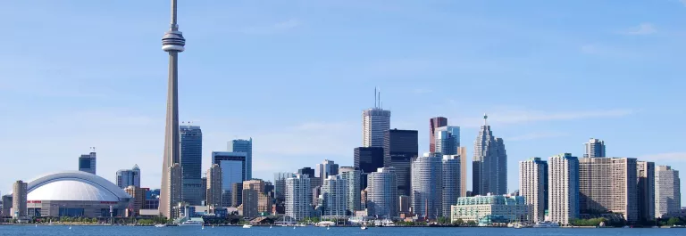 Toronto Pearson cityscape YYZ