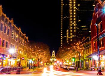 Dallas Fort Worth cityscape DFW