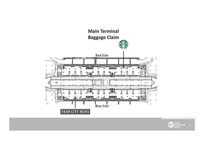 Terminal and Airside Maps Tampa International Airport