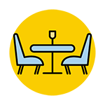 icon - table with two chairs