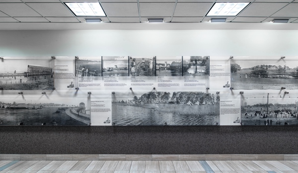 Construction wall in Main Terminal