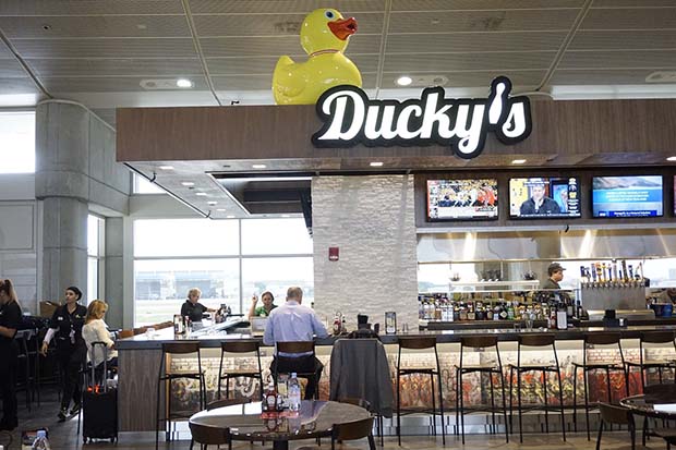 Ducky's open at Airside A
