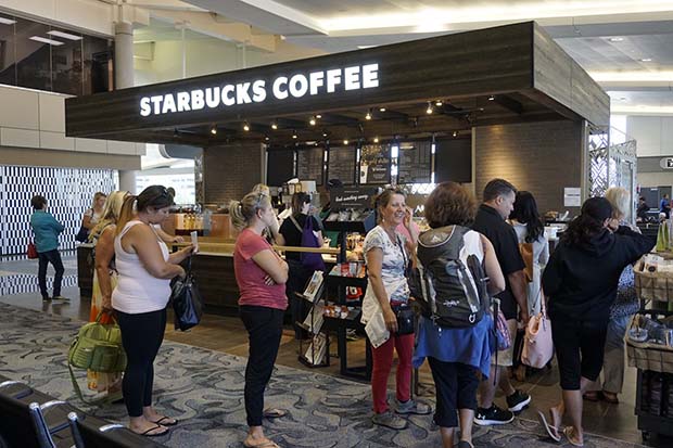 Starbucks moves in Airside E