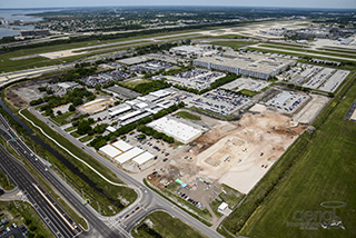 Before shot of rental car construction area