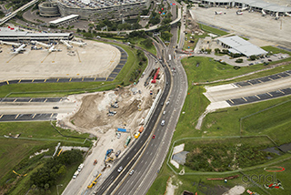 TAxiway J Bridge after demolition