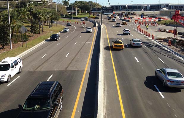 Inbound Parkway back to normal traffic pattern