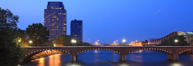 Grand Rapids cityscape GRR