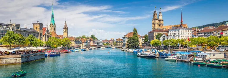 Zurich cityscape ZRH