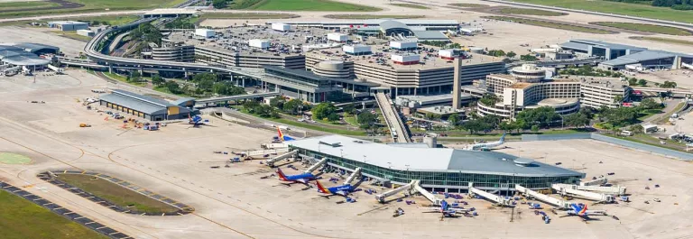 Airport aerial image