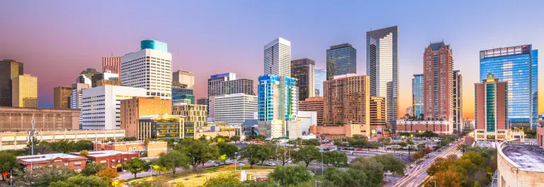 Houston cityscape HOU