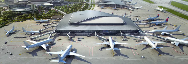 Rendering of TPA Airside D