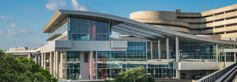 Exterior view of TPA Main terminal