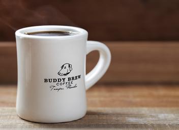 Buddy Brew coffee cup