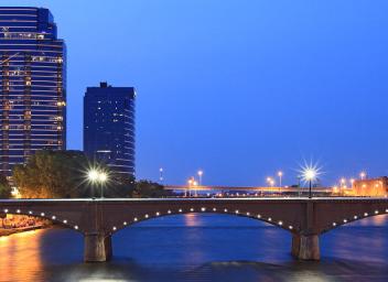 Grand Rapids cityscape GRR
