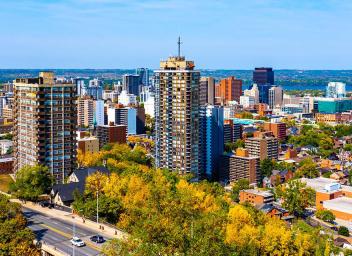 Hamilton Ontario cityscape YHM