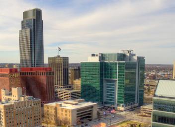 Omaha cityscape OMA