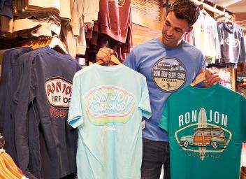 Ron Jon Surf Shop man shopping