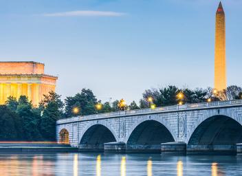 Washington DC cityscape