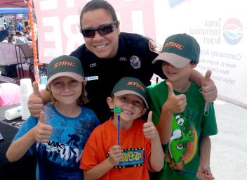 Officer at Plant City event