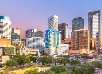 Houston cityscape HOU