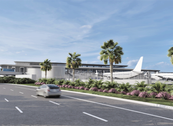 TPA Airside D artist rendering exterior George Bean view