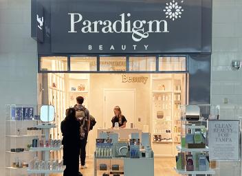 Paradigm Beauty storefront at TPA 
