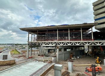 Construction projects continue at TPA during Spring Break