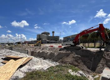 Work ramps up on TPA's Airside D