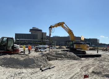 TPA’s Airside D prepares critical foundations work