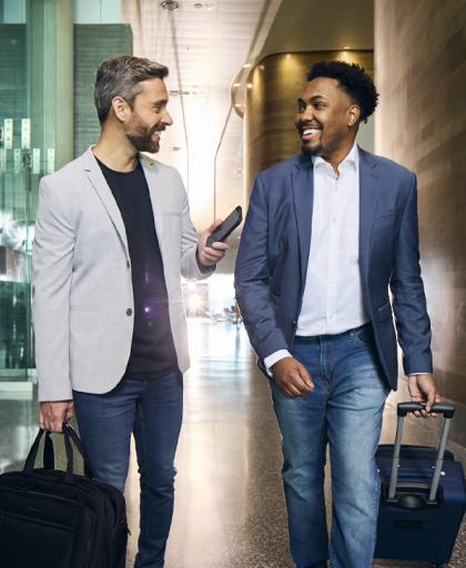 Two male passenger arriving at TPA