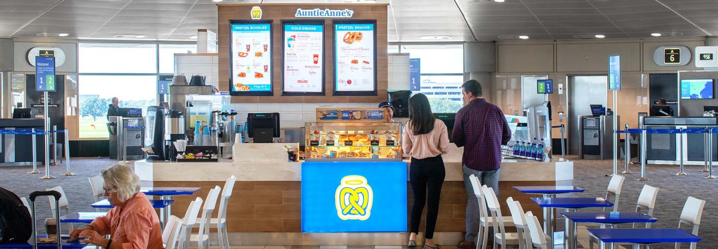 Auntie Anne Duomo counter