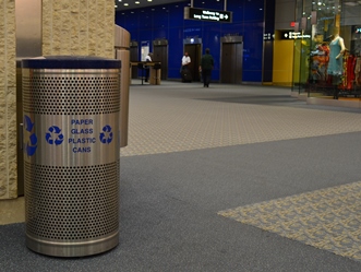 Recycling bin at TPA