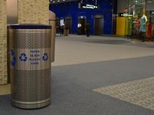 Recycling bin at TPA